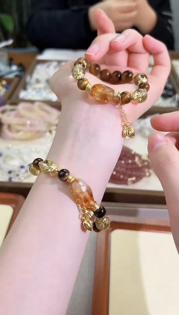 【闪购商品】水晶手链未镶嵌金霸天然默认微瑕多样性发货