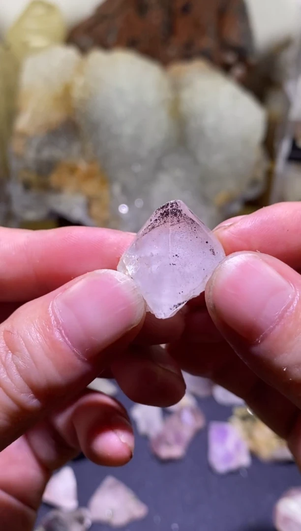 未镶嵌珠宝半成品水晶65号四川美姑超七花园水晶