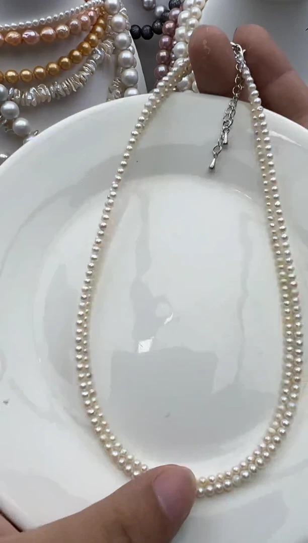 淡水珍珠未镶嵌颈饰1