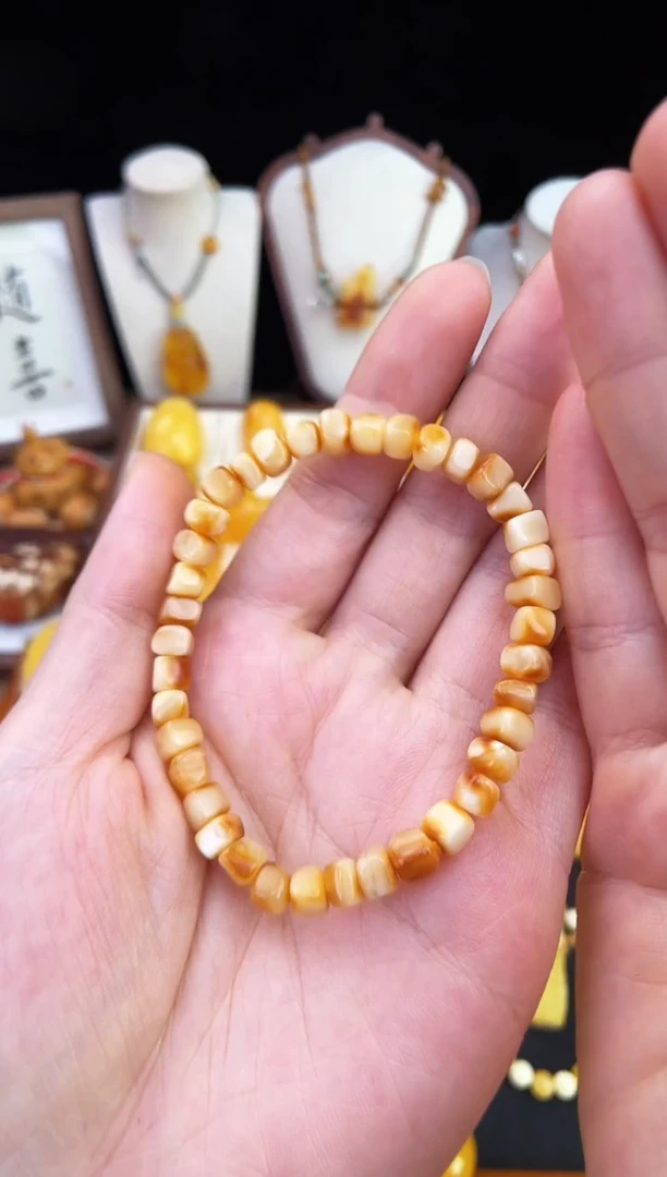 琥珀未镶嵌珠宝奇石柒月