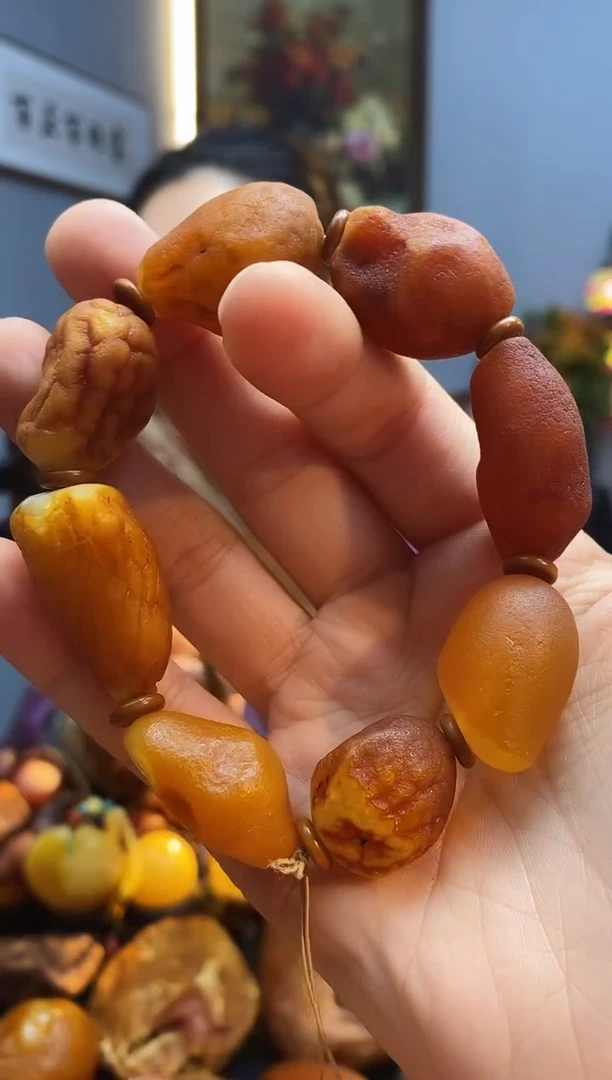 手链琥珀未镶嵌手串