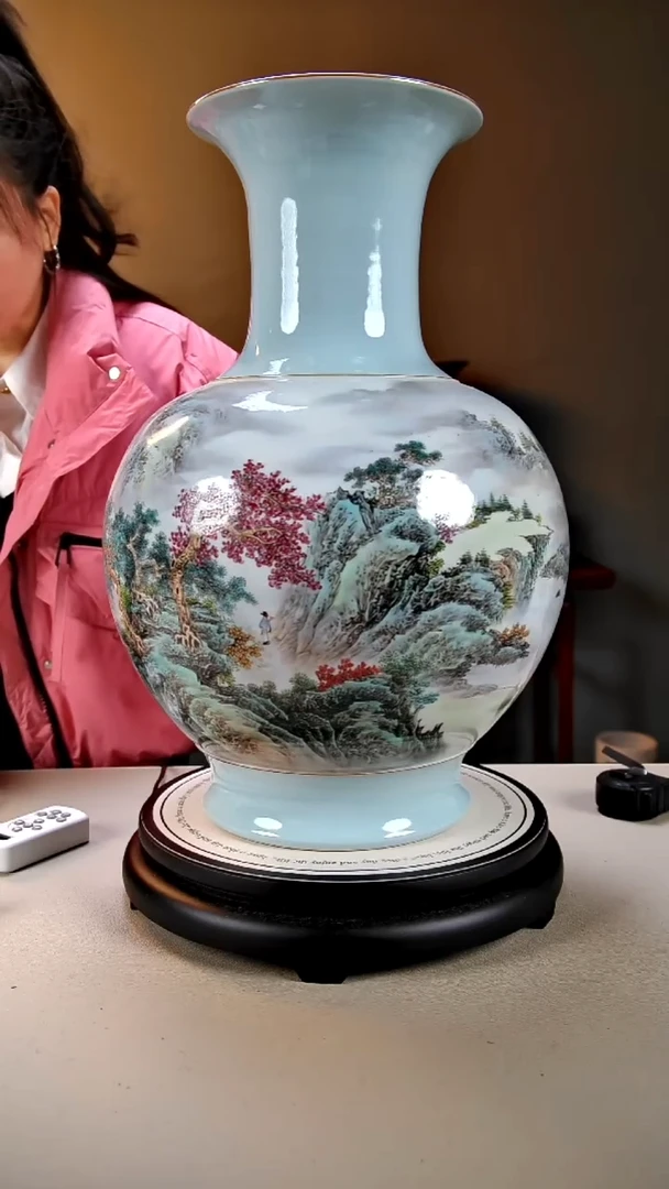 摆件陶景德镇手绘陶瓷54