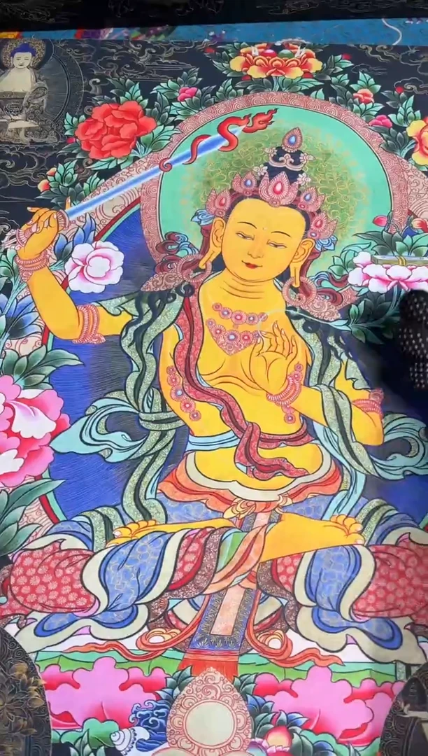 卷轴画路路的唐卡tk160