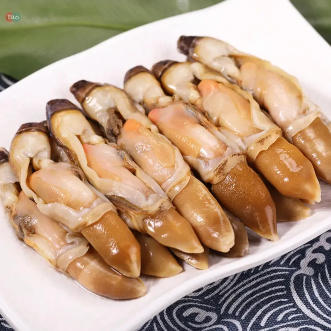 【小鱼儿】蛏王肉 500克/包*4包 新鲜现剥 大个满黄 香辣爆炒
