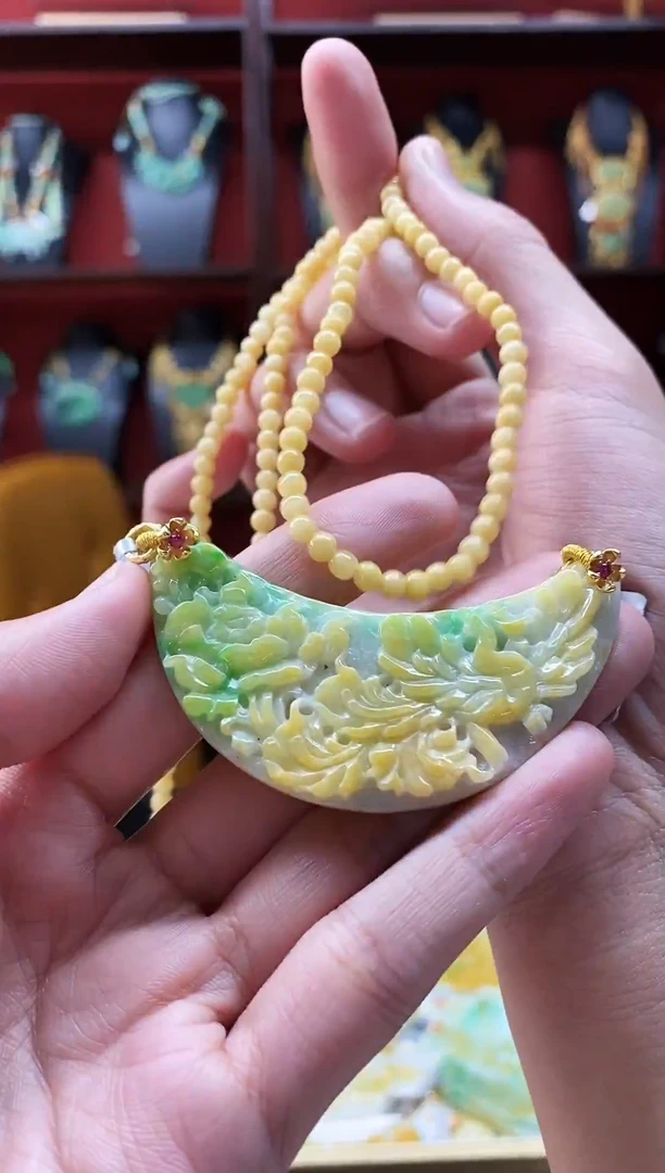 颈饰未镶嵌翡翠翡翠吊坠