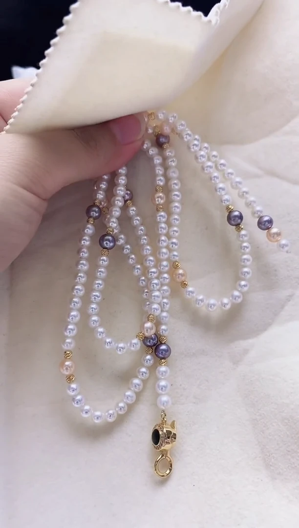 项链未镶嵌淡水珍珠淡水珍珠项链