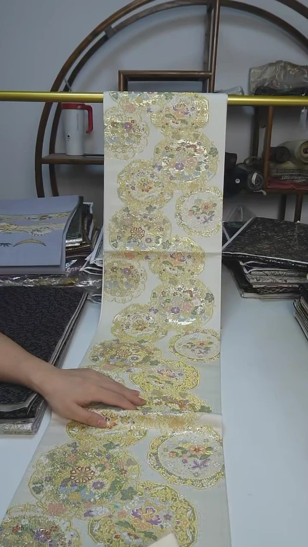 织绣20西阵织六通宝相花