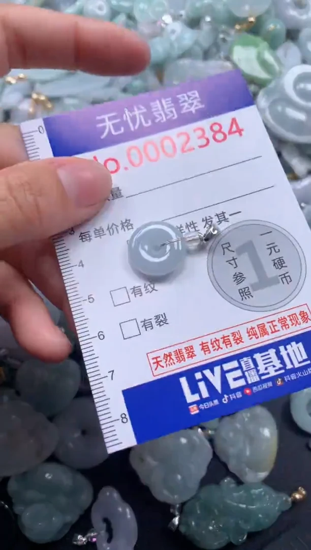 颈饰未镶嵌翡翠2384