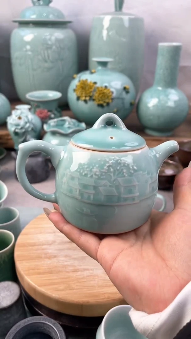 【闪购商品】特价 微瑕 慧仙青瓷