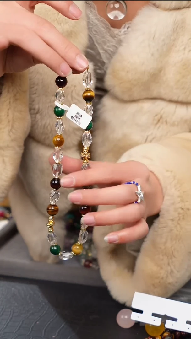 水晶摆件银S925镶嵌60