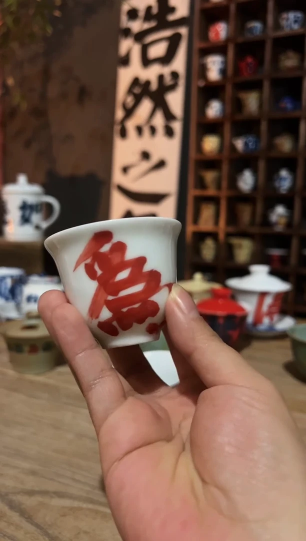 【闪购商品】观云听雨原创手绘茶具