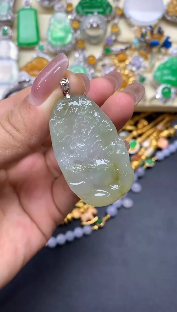 颈饰未镶嵌翡翠113-中国好珍宝