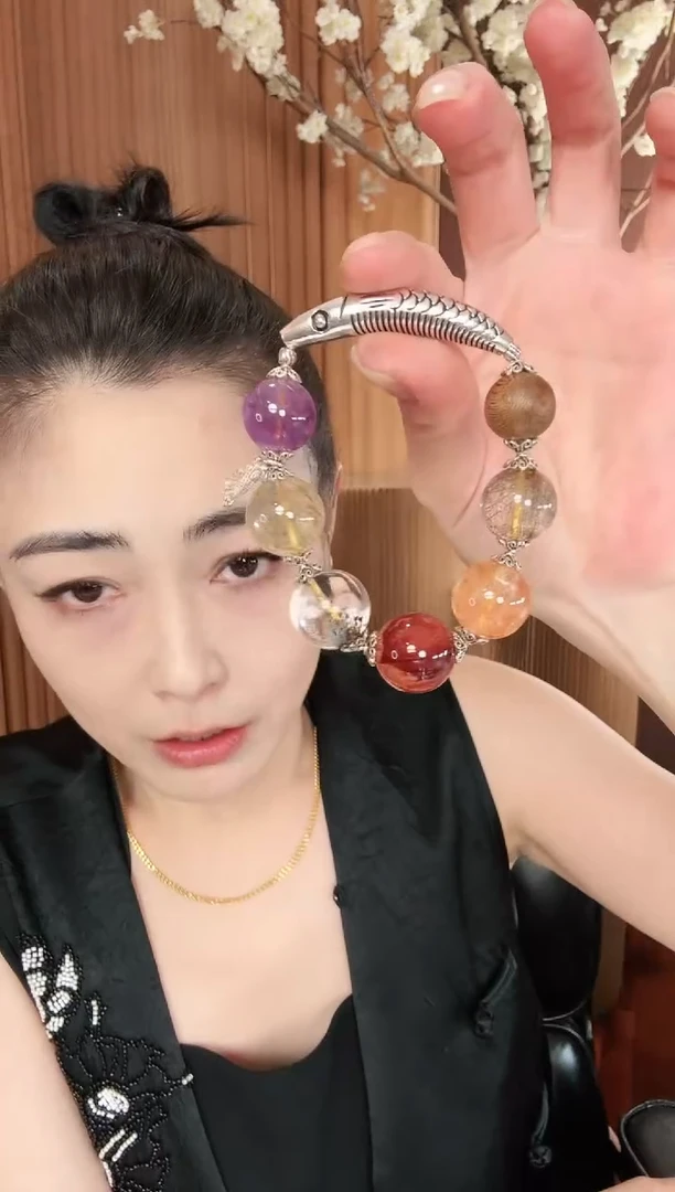 银S925镶嵌手串水晶手串
