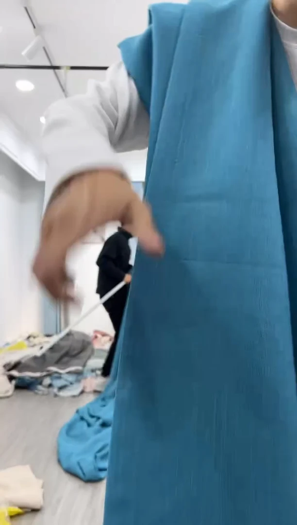 涤纶麦子成品窗帘4