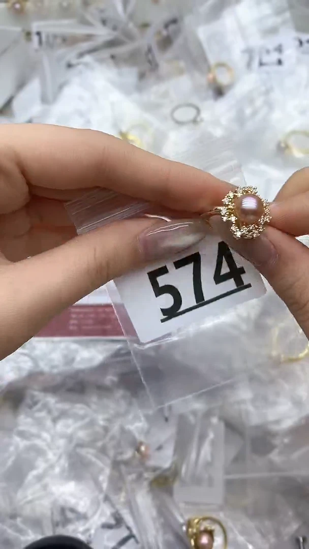 合金珠宝奇石淡水珍珠574