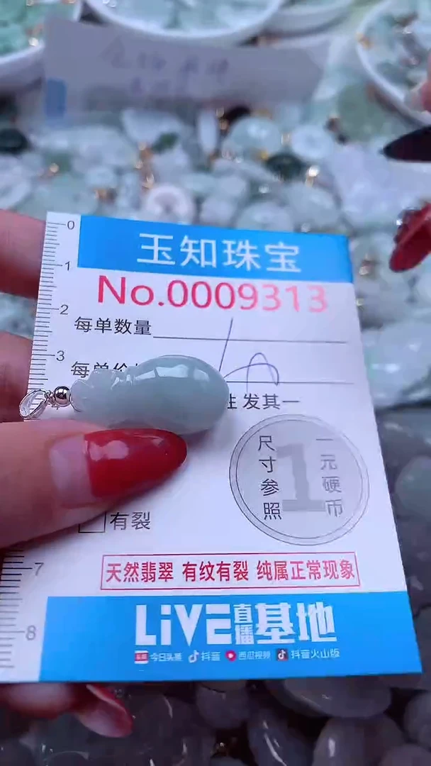 吊坠(不含链)未镶嵌翡翠9313