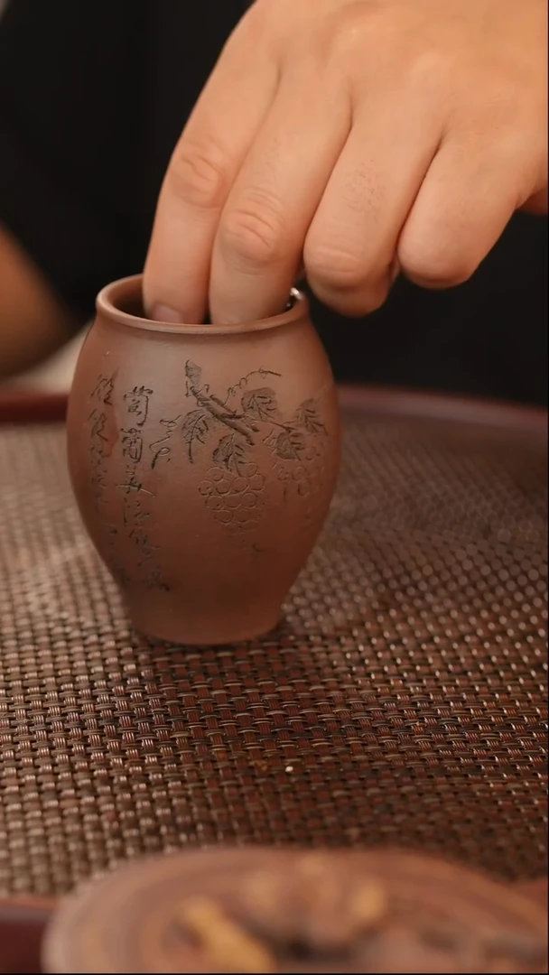 茶壶紫砂原矿手工制作杯子
