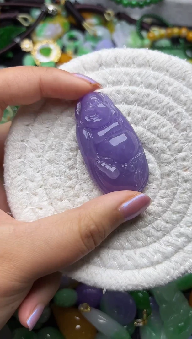 颈饰未镶嵌翡翠缅甸翡翠吊坠