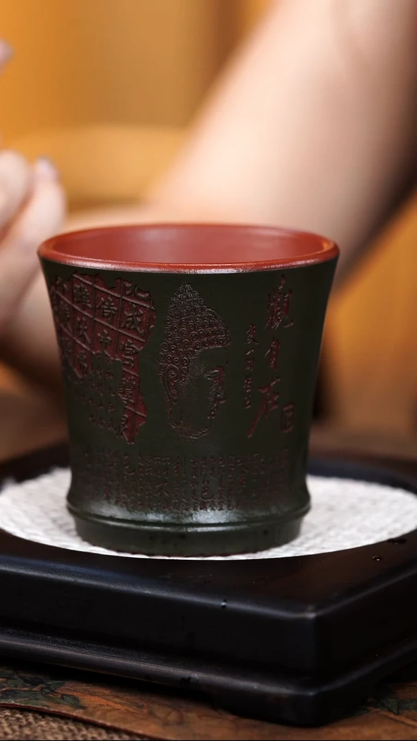 茶杯紫砂宜兴原矿紫砂杯