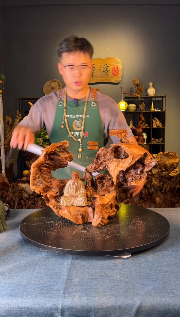木卢师傅根艺作品（不包含人物摆件）