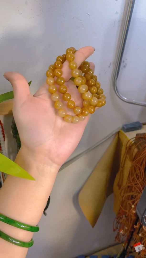 未镶嵌手串和田玉拍一发一多样性发货