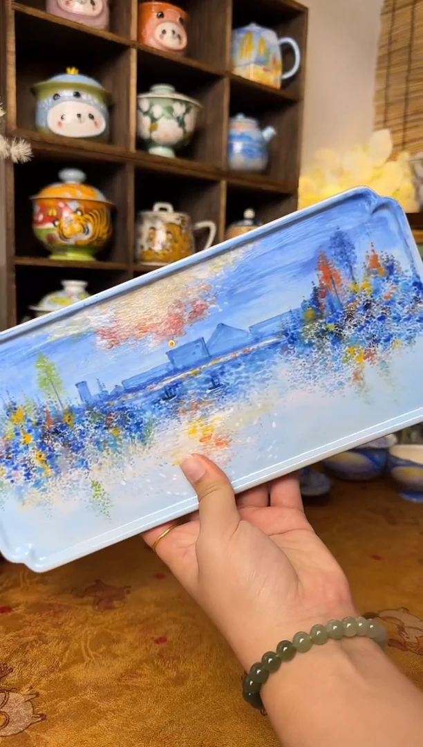 石一海上生明月大茶盘