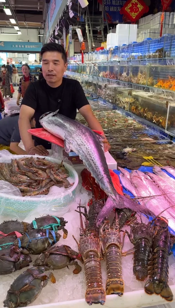 中国大陆新鲜鲅鱼1条，20斤，冷冻发货