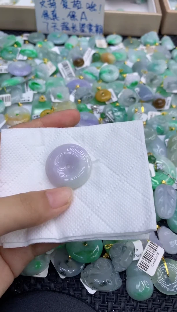 颈饰未镶嵌翡翠天然缅甸A货翡翠