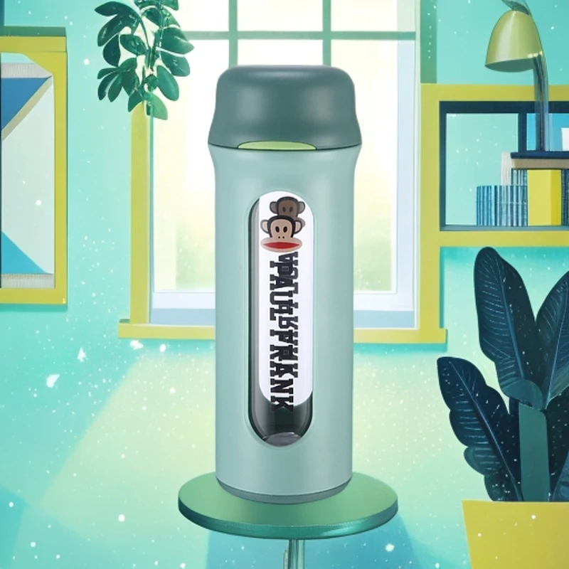 PAUL FRANK/大嘴猴 玻璃杯男女高颜值双层耐热加厚高硼硅