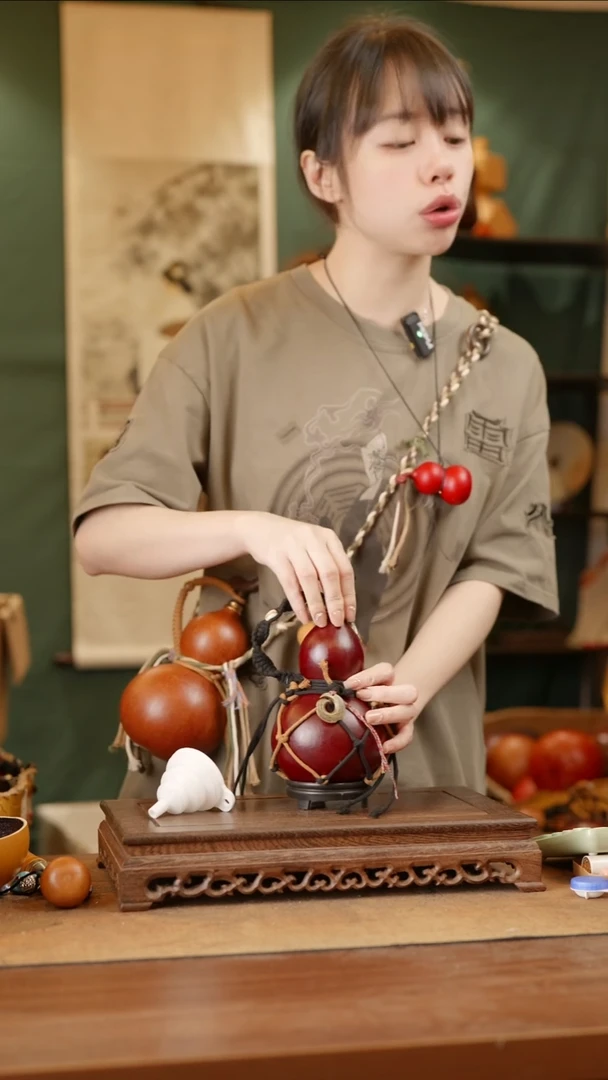 61号精品天然大漆酒葫芦一物一拍~