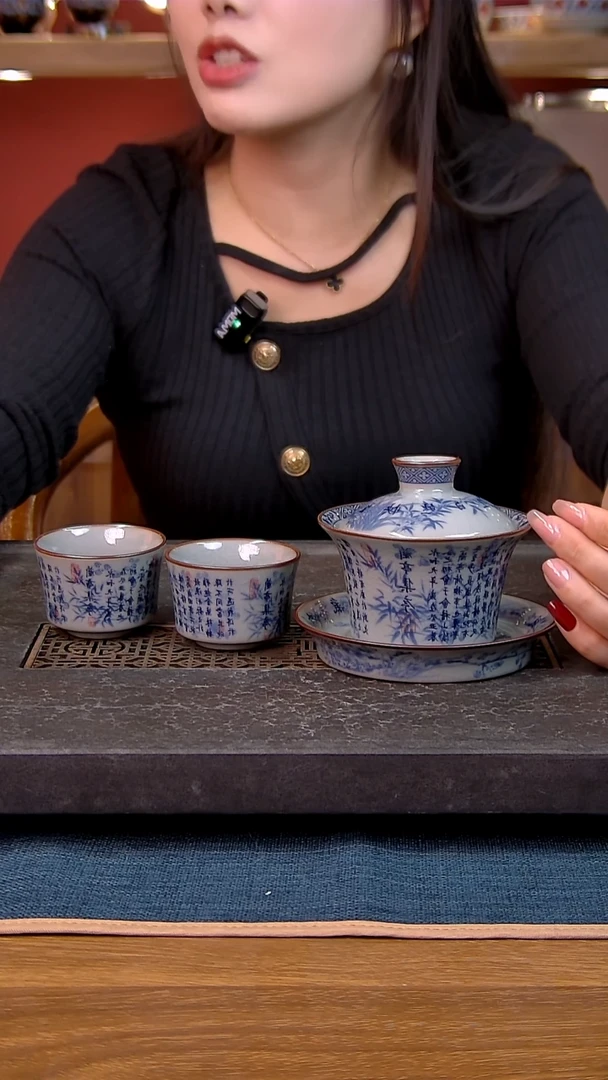 简装家用款3件套 老陶泥开片纹陶瓷茶具