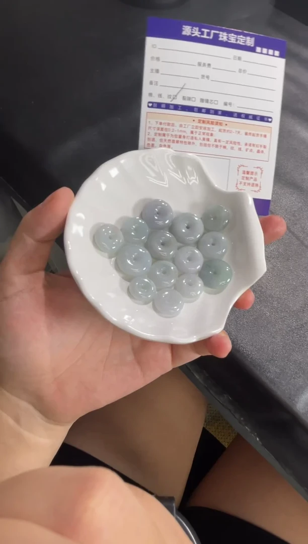 未镶嵌挂件翡翠平安扣多样性/发一件
