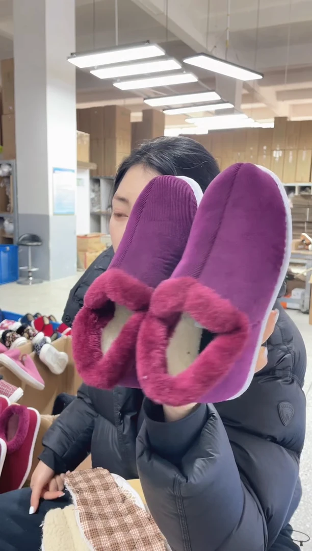 1号枣红棉鞋40码