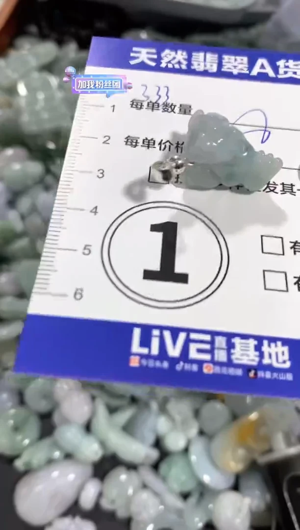 颈饰未镶嵌翡翠天然翡翠A货批量多样性发一件
