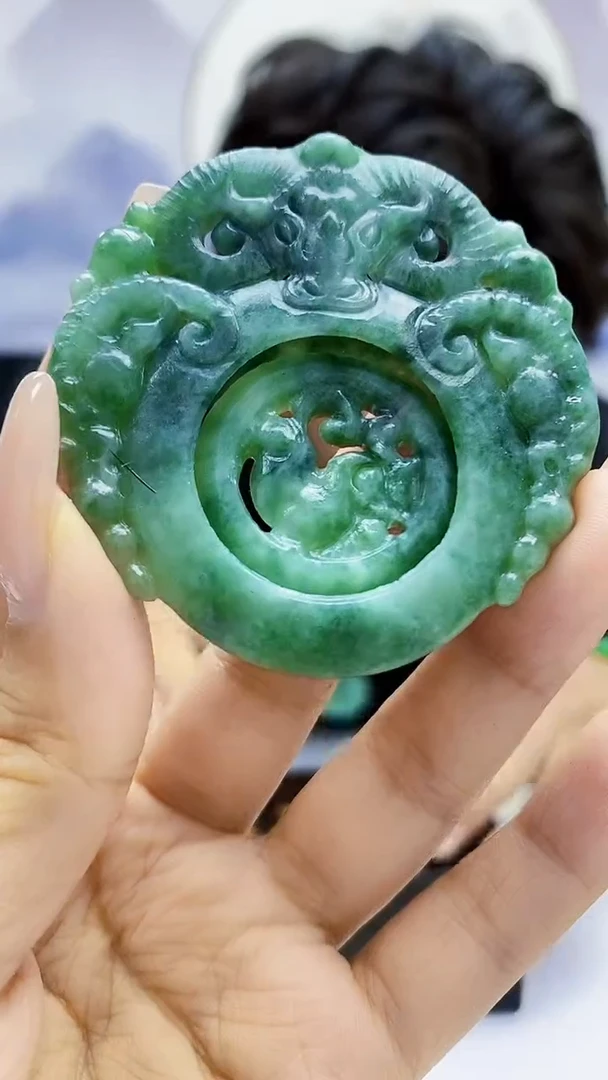 定制翡翠未镶嵌5145xx-毛货挂件77