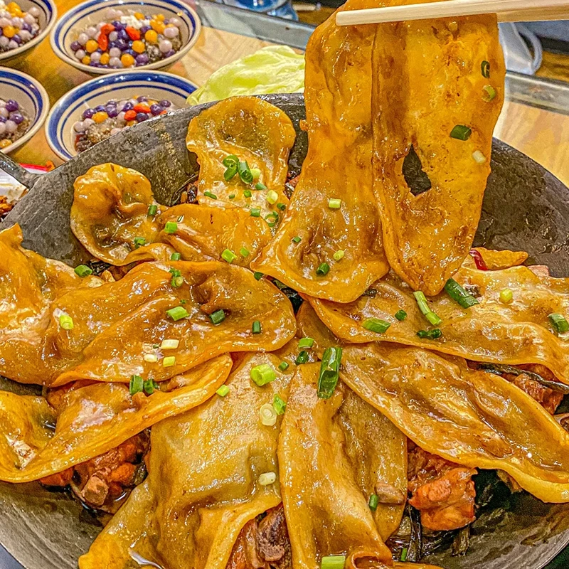 【麦香四溢】地锅鸡饼锅贴手抓饼铁锅炖传统麦香筋道冷冻发面馒头