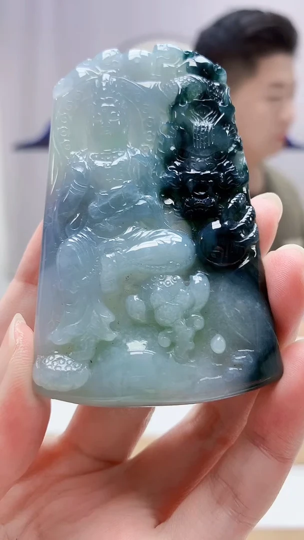 未镶嵌定制翡翠4917zm-毛货挂件200