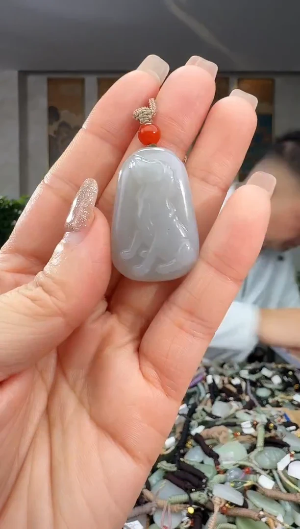 颈饰未镶嵌和田玉拍一发一多样性发货