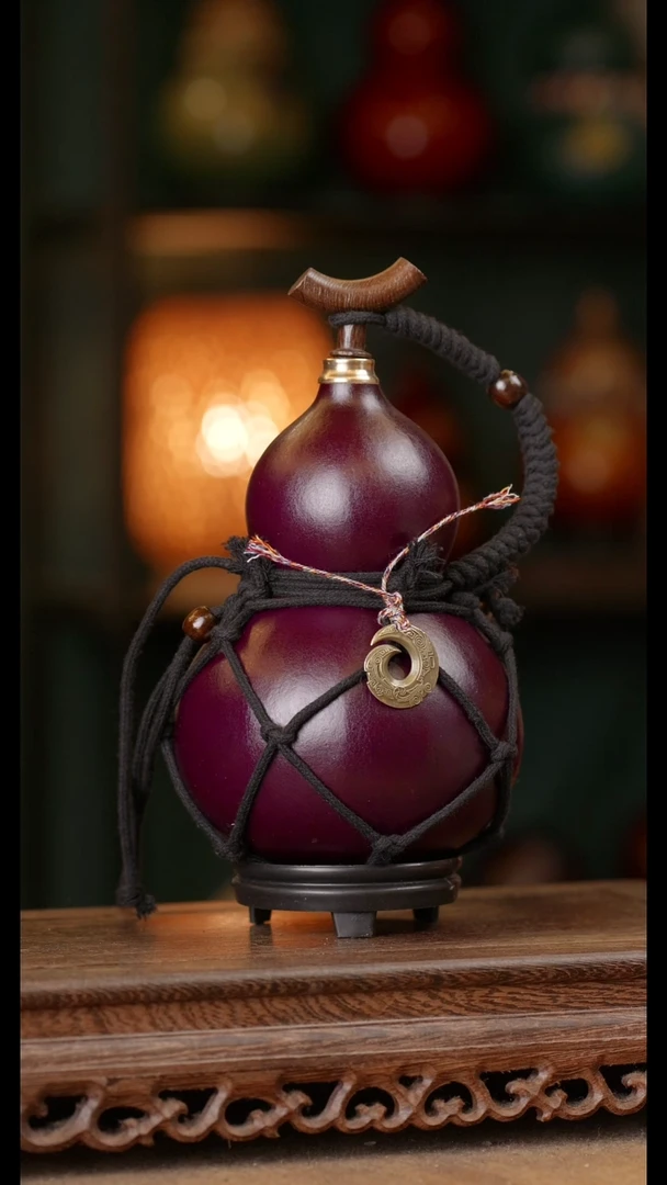 164号精品天然大漆酒葫芦一物一拍~