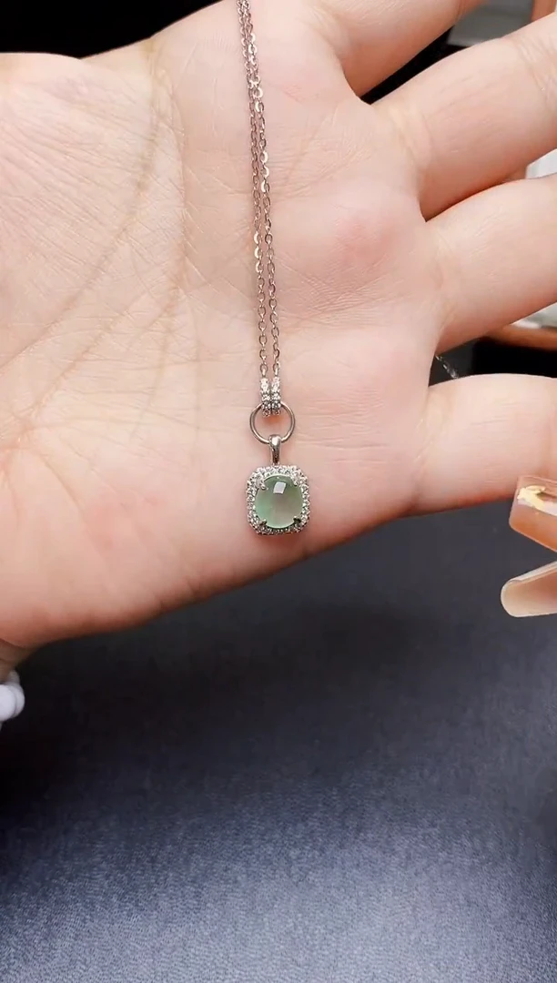 银S925镶嵌戒指翡翠1066