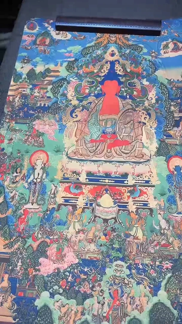 卷轴画【主播精品】高端卷轴画——唐卡051释迦摩尼