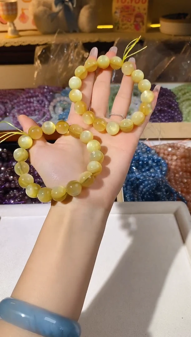 【闪购商品】水晶手串未镶嵌金锂云母卡12