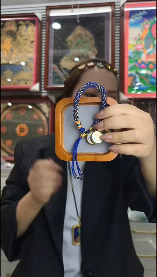 手链文殊  纯手绘唐卡（非质量问题 不退不换）