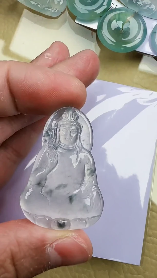 颈饰未镶嵌翡翠缅甸翡翠a货