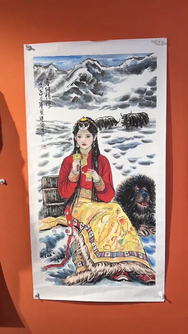 国画王保強老師手绘作品