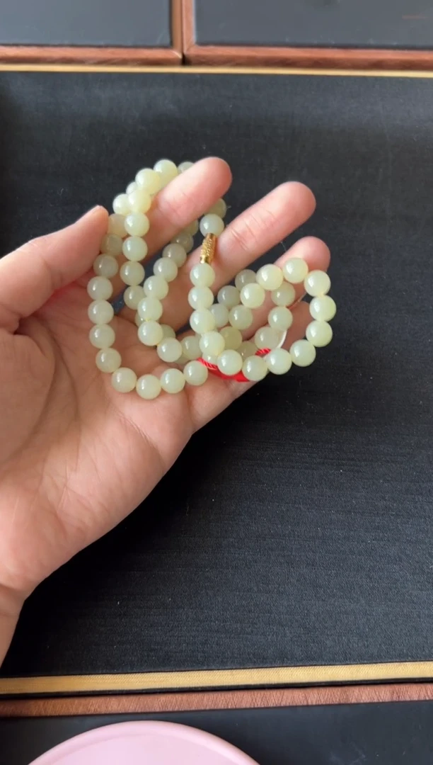 【闪购商品】和田玉项链未镶嵌若羌微色差卡8妈妈链