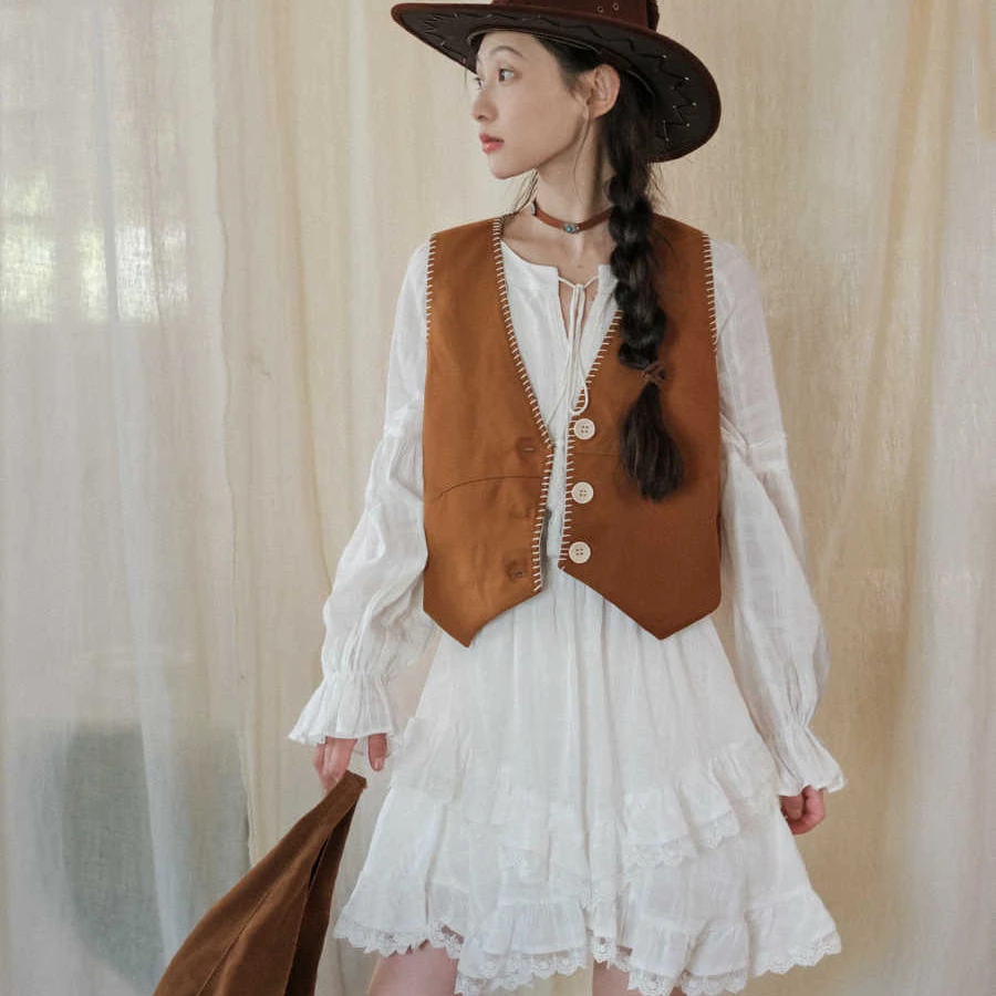 春夏时尚波西米亚度假风短裙长袖连衣裙女收腰显瘦百搭气质