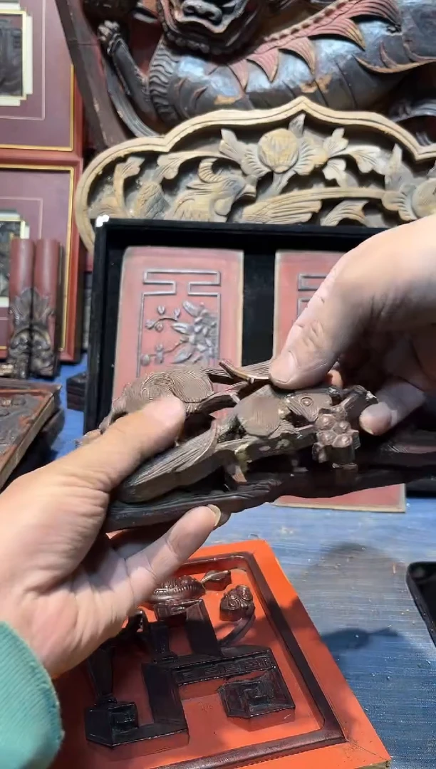 【闪购商品】香樟木老木雕老物件
