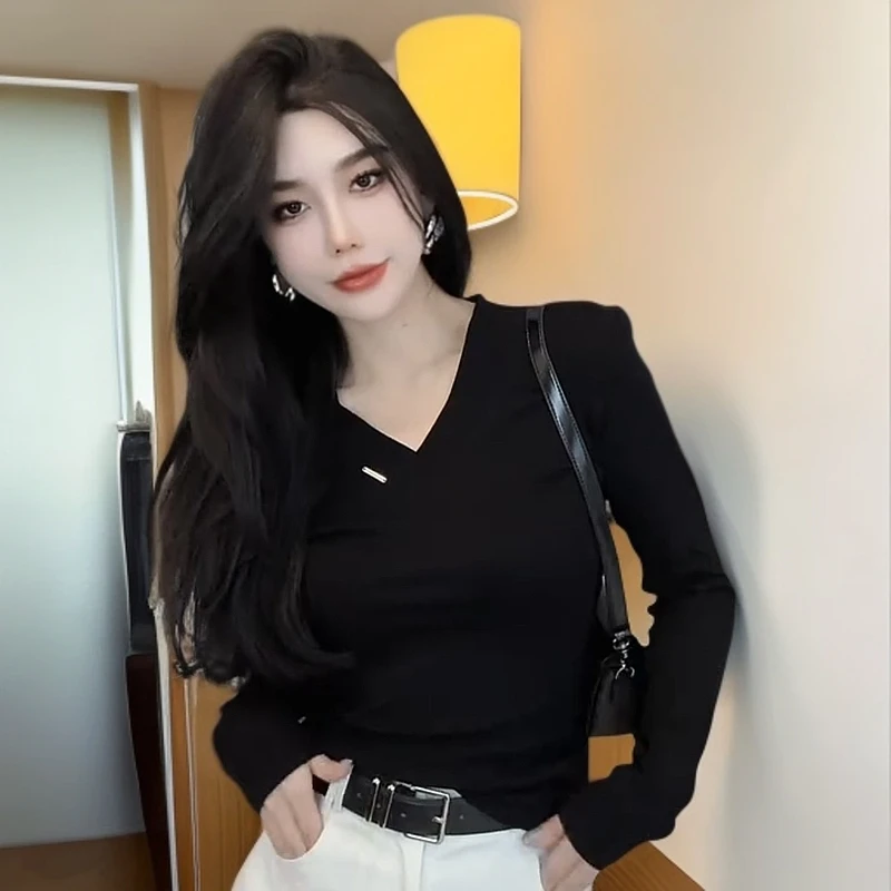 气质v领美背网纱上衣【好物分享】