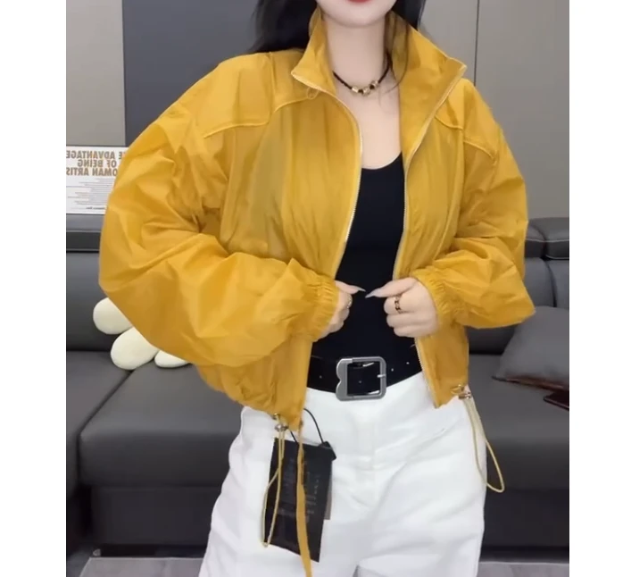 2025夏季新款网红同款洋气韩版潮流外套薄款女菇11